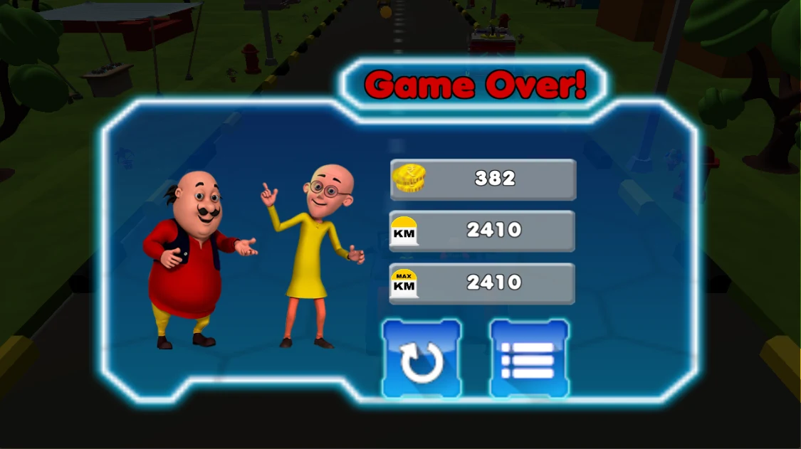 Motu Patlu Car Game screenshot